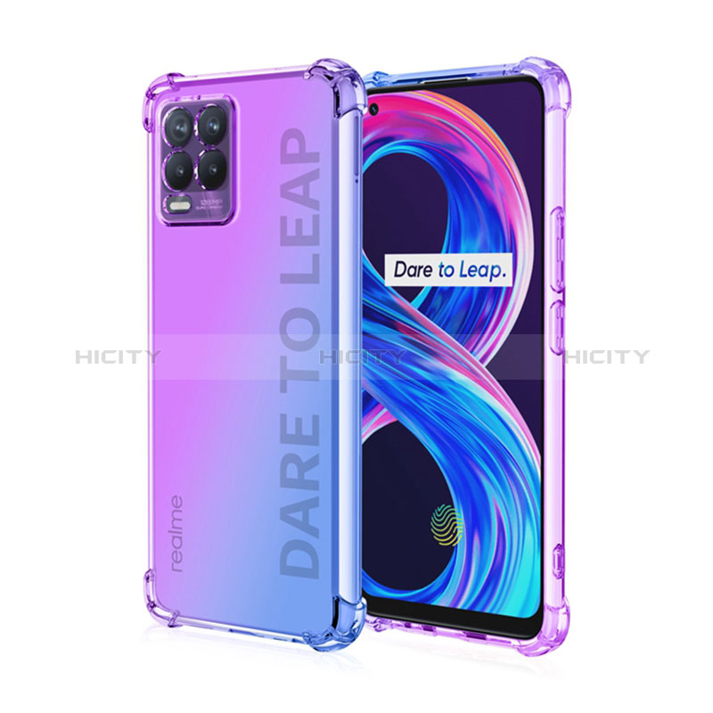 Coque Ultra Fine Transparente Souple Housse Etui Degrade pour Realme 8 4G Plus