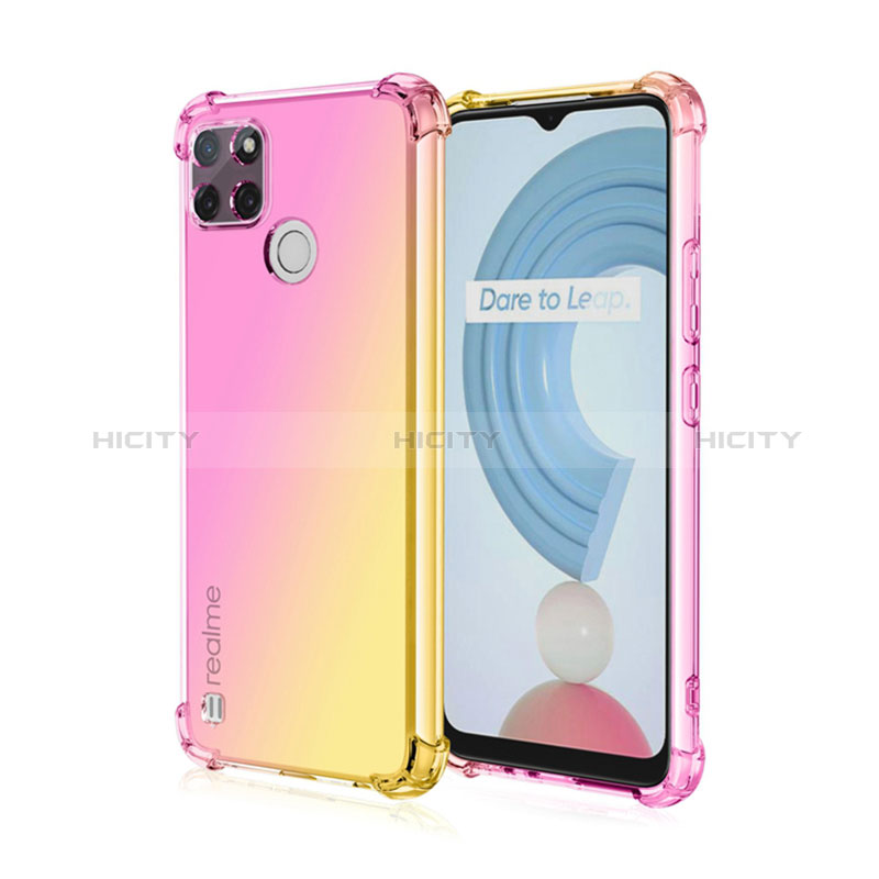 Coque Ultra Fine Transparente Souple Housse Etui Degrade pour Realme C21Y Plus