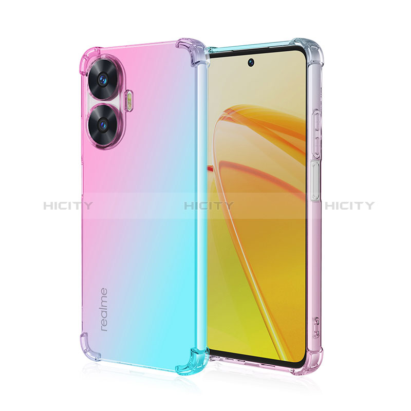 Coque Ultra Fine Transparente Souple Housse Etui Degrade pour Realme C55 Plus