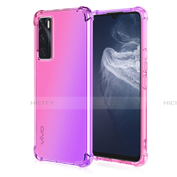 Coque Ultra Fine Transparente Souple Housse Etui Degrade pour Vivo V20 SE Plus