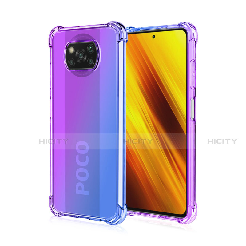 Coque Ultra Fine Transparente Souple Housse Etui Degrade pour Xiaomi Poco X3 Pro Plus