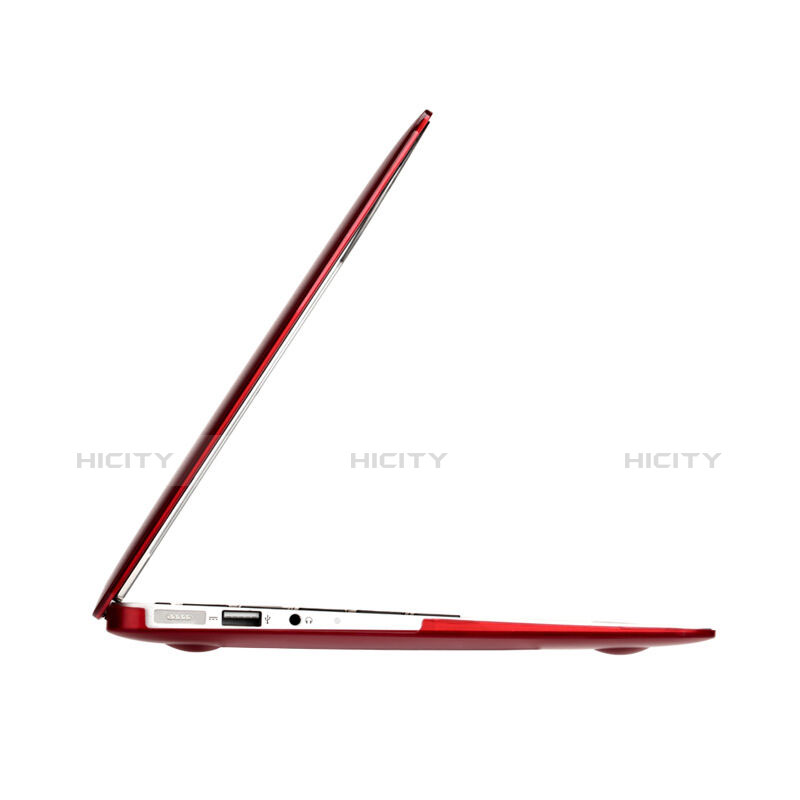 Coque Ultra Slim Mat Rigide Transparente pour Apple MacBook Air 11 pouces Rouge Plus