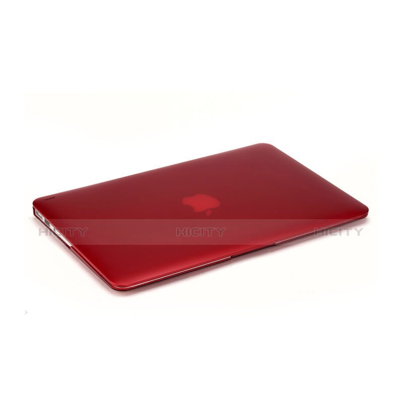 Coque Ultra Slim Mat Rigide Transparente pour Apple MacBook Pro 13 pouces Rouge Plus