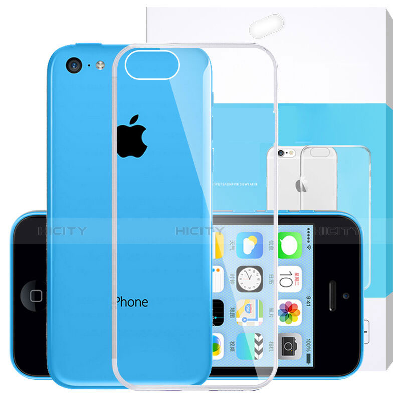 Coque Ultra Slim Silicone Gel Souple Transparente pour Apple iPhone 5C Clair Plus