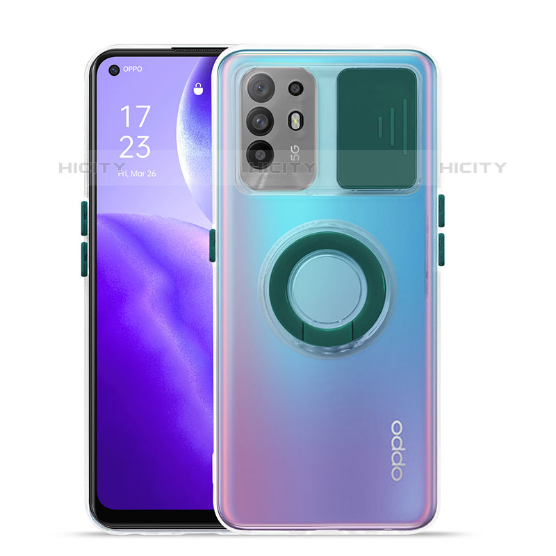 Coque Ultra Slim Silicone Souple Housse Etui Transparente avec Support pour Oppo A94 5G Plus