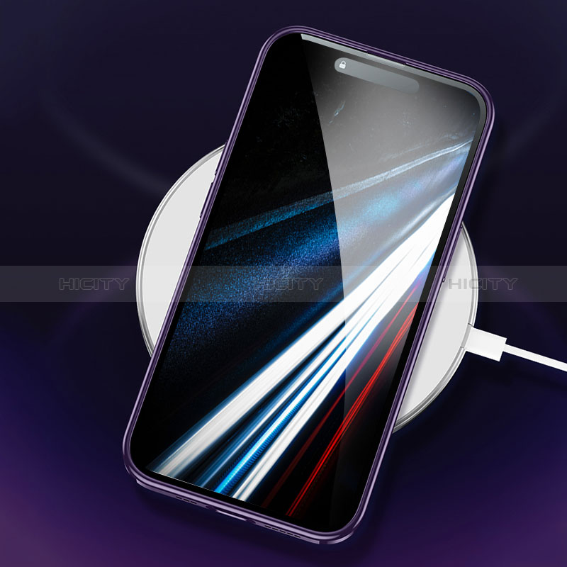 Coque Ultra Slim Silicone Souple Transparente avec Mag-Safe Magnetic Magnetique LD2 pour Apple iPhone 15 Pro Plus