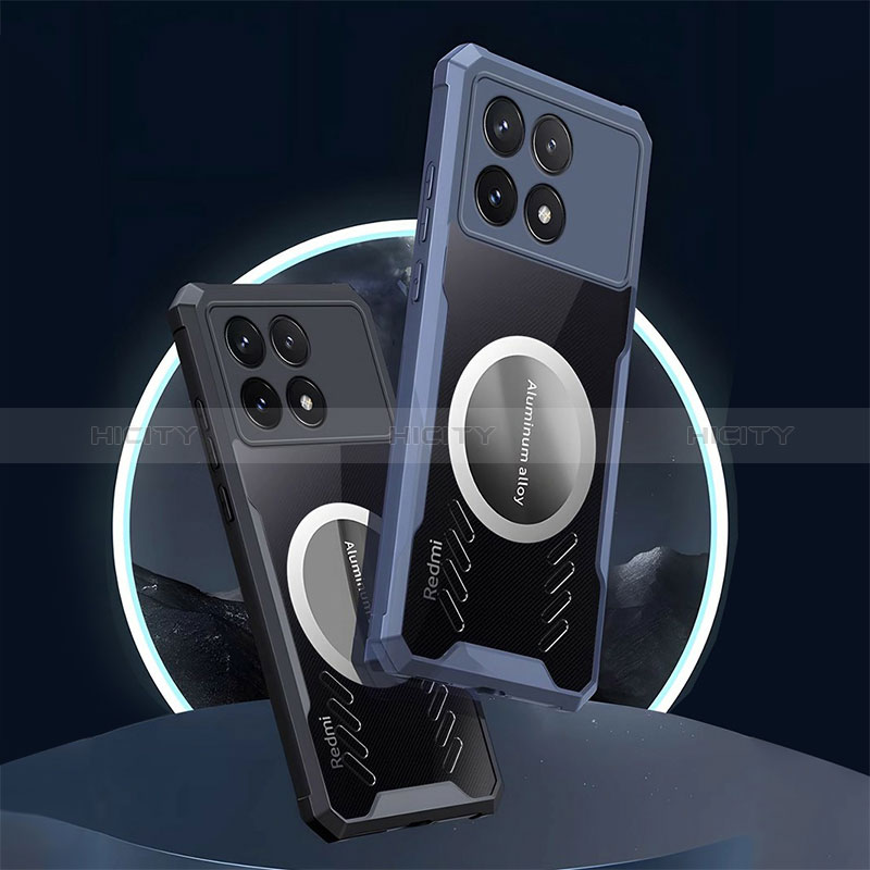 Coque Ultra Slim Silicone Souple Transparente avec Mag-Safe Magnetic Magnetique pour Xiaomi Redmi K70 5G Plus