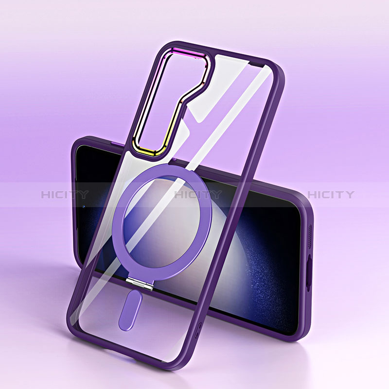 Coque Ultra Slim Silicone Souple Transparente avec Mag-Safe Magnetic Magnetique SD1 pour Samsung Galaxy S21 5G Plus