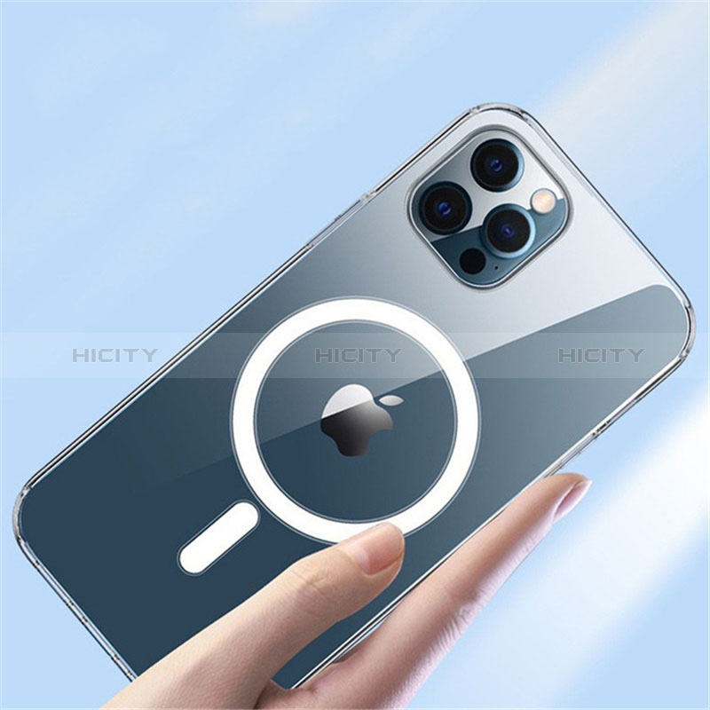 Coque Ultra Slim Silicone Souple Transparente avec Mag-Safe Magnetic Magnetique XD3 pour Apple iPhone 15 Pro Max Clair Plus