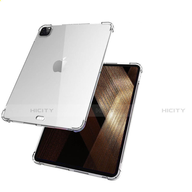 Coque Ultra Slim Silicone Souple Transparente pour Apple iPad Pro 12.9 (2021) Clair Plus