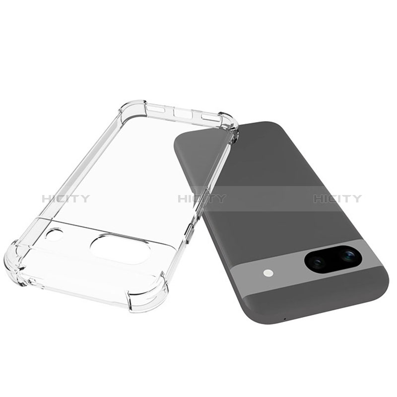 Coque Ultra Slim Silicone Souple Transparente pour Google Pixel 8a 5G Clair Plus