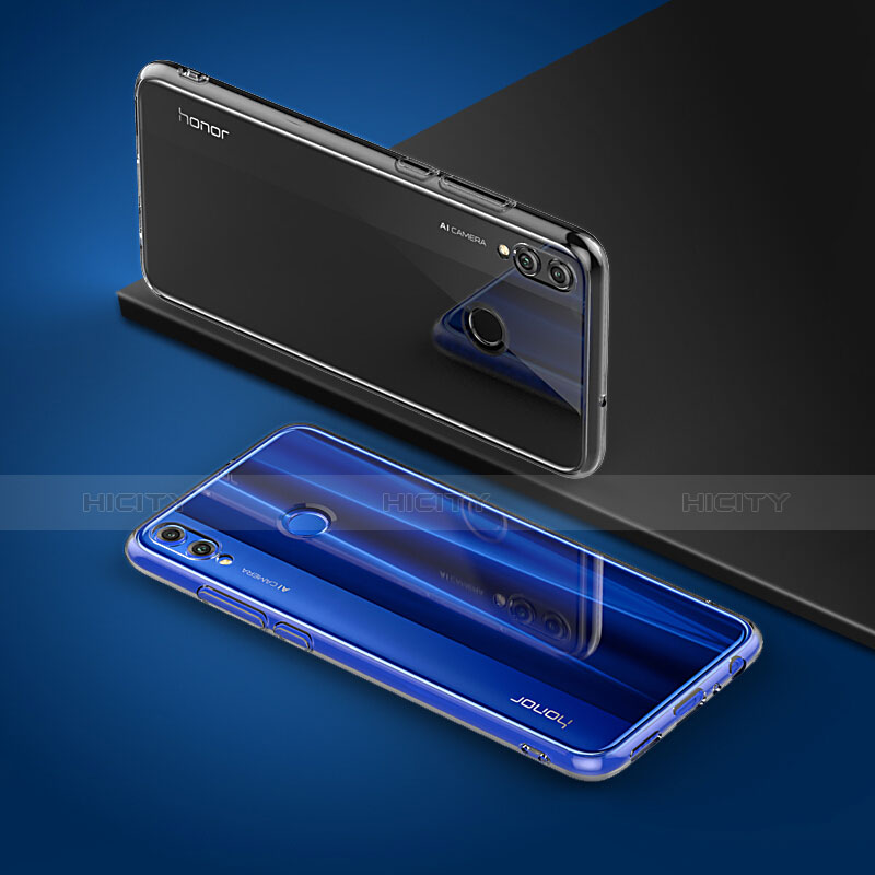 Coque Ultra Slim Silicone Souple Transparente pour Huawei Honor 8X Clair Plus