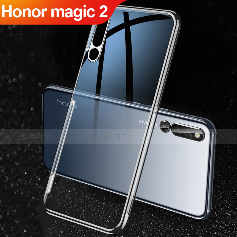 Coque Ultra Slim Silicone Souple Transparente pour Huawei Honor Magic 2 Noir Plus