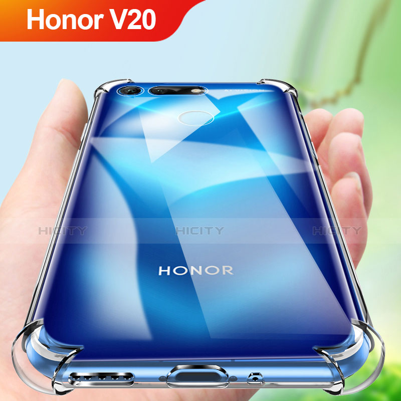 Coque Ultra Slim Silicone Souple Transparente pour Huawei Honor View 20 Clair Plus