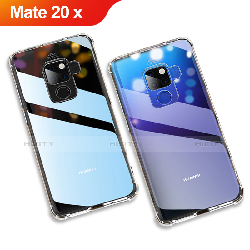 Coque Ultra Slim Silicone Souple Transparente pour Huawei Mate 20 X Clair Plus