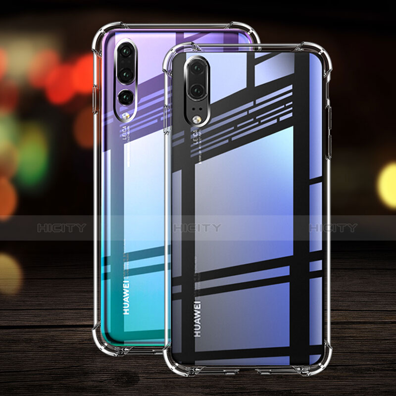 Coque Ultra Slim Silicone Souple Transparente pour Huawei P20 Clair Plus