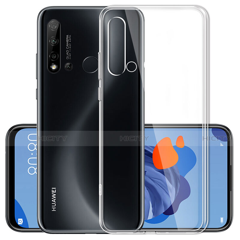 Coque Ultra Slim Silicone Souple Transparente pour Huawei P20 Lite (2019) Clair Plus