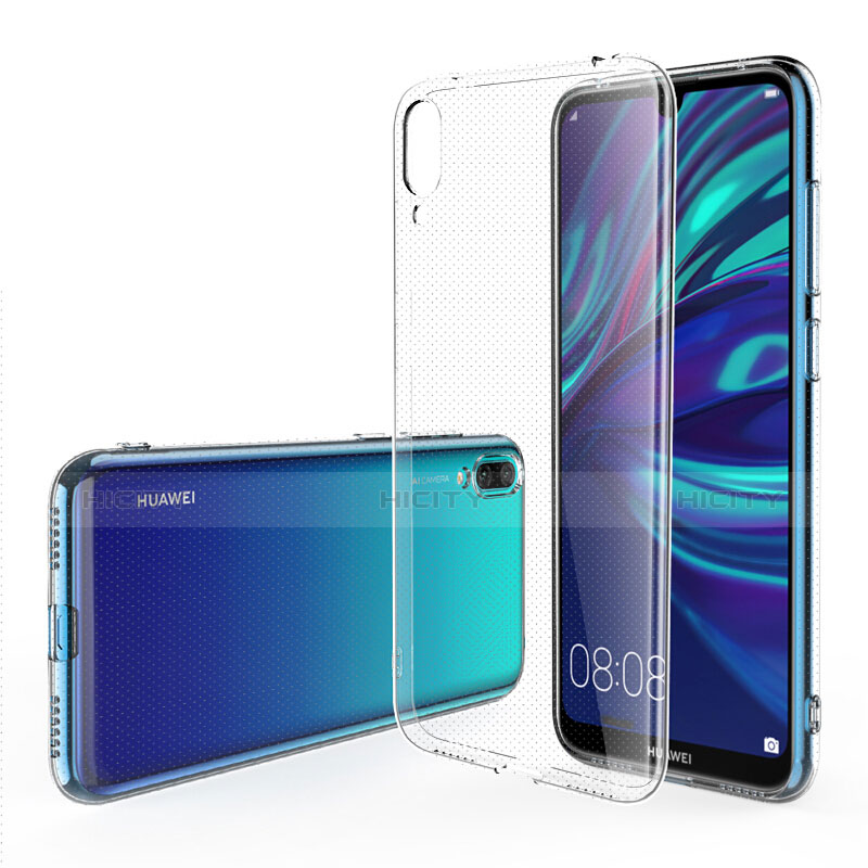 Coque Ultra Slim Silicone Souple Transparente pour Huawei Y7 Prime (2019) Clair Plus