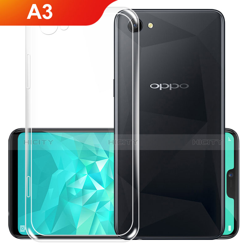 Coque Ultra Slim Silicone Souple Transparente pour Oppo A3 Clair Plus