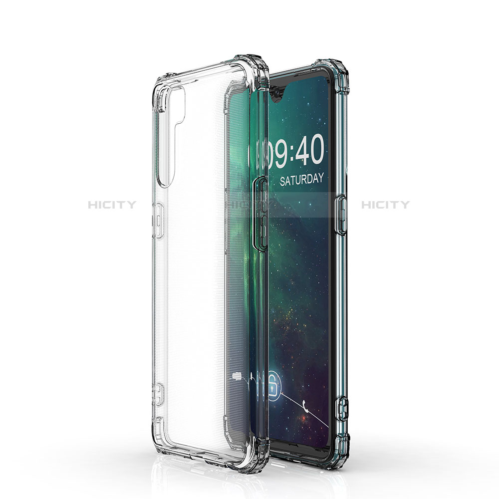 Coque Ultra Slim Silicone Souple Transparente pour Oppo A91 Clair Plus