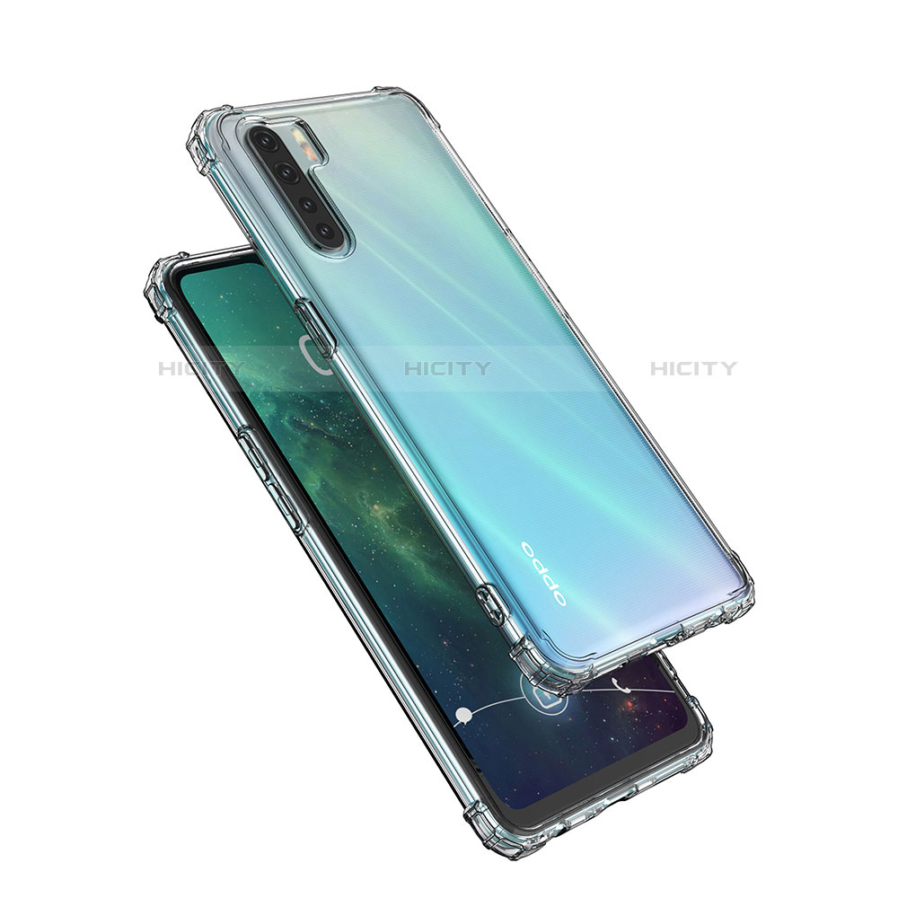 Coque Ultra Slim Silicone Souple Transparente pour Oppo A91 Clair Plus