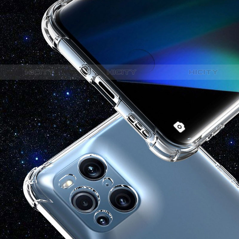 Coque Ultra Slim Silicone Souple Transparente pour Oppo Find X3 Pro 5G Clair Plus