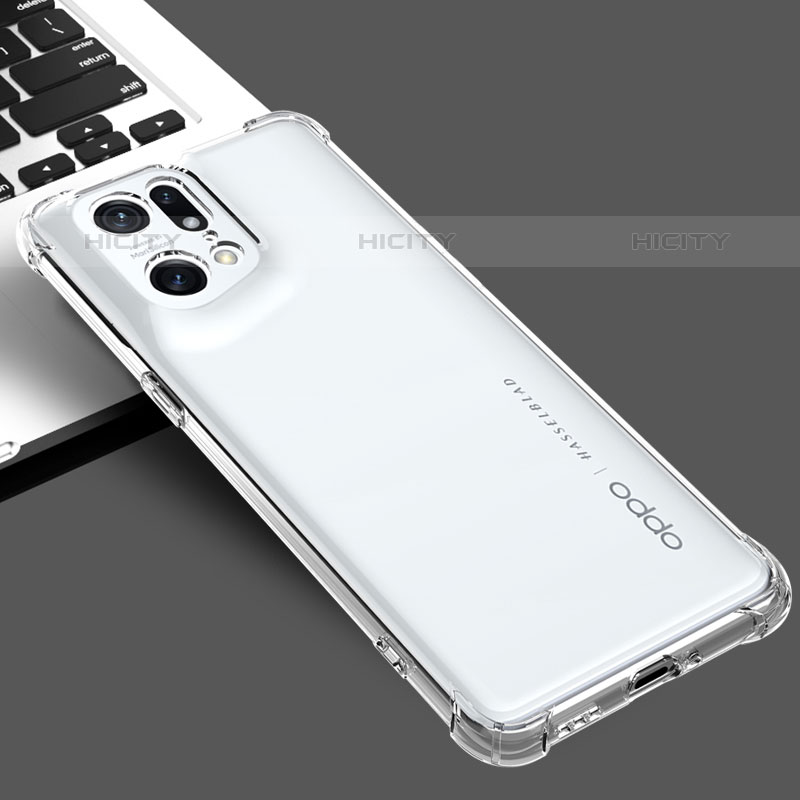 Coque Ultra Slim Silicone Souple Transparente pour Oppo Find X5 Pro 5G Clair Plus