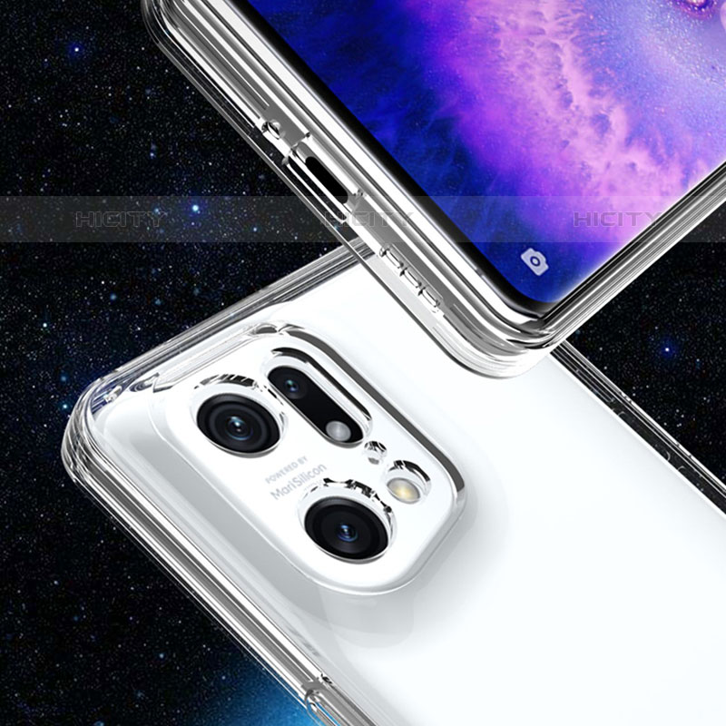 Coque Ultra Slim Silicone Souple Transparente pour Oppo Find X5 Pro 5G Clair Plus