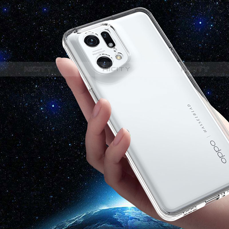 Coque Ultra Slim Silicone Souple Transparente pour Oppo Find X5 Pro 5G Clair Plus