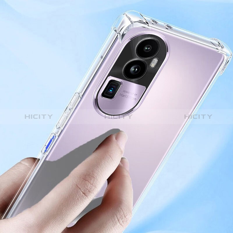 Coque Ultra Slim Silicone Souple Transparente pour Oppo Reno10 Pro+ Plus 5G Clair Plus