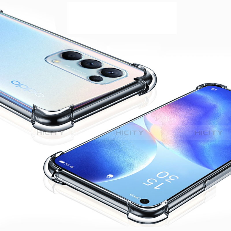 Coque Ultra Slim Silicone Souple Transparente pour Oppo Reno5 5G Clair Plus