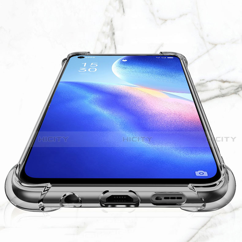 Coque Ultra Slim Silicone Souple Transparente pour Oppo Reno5 5G Clair Plus