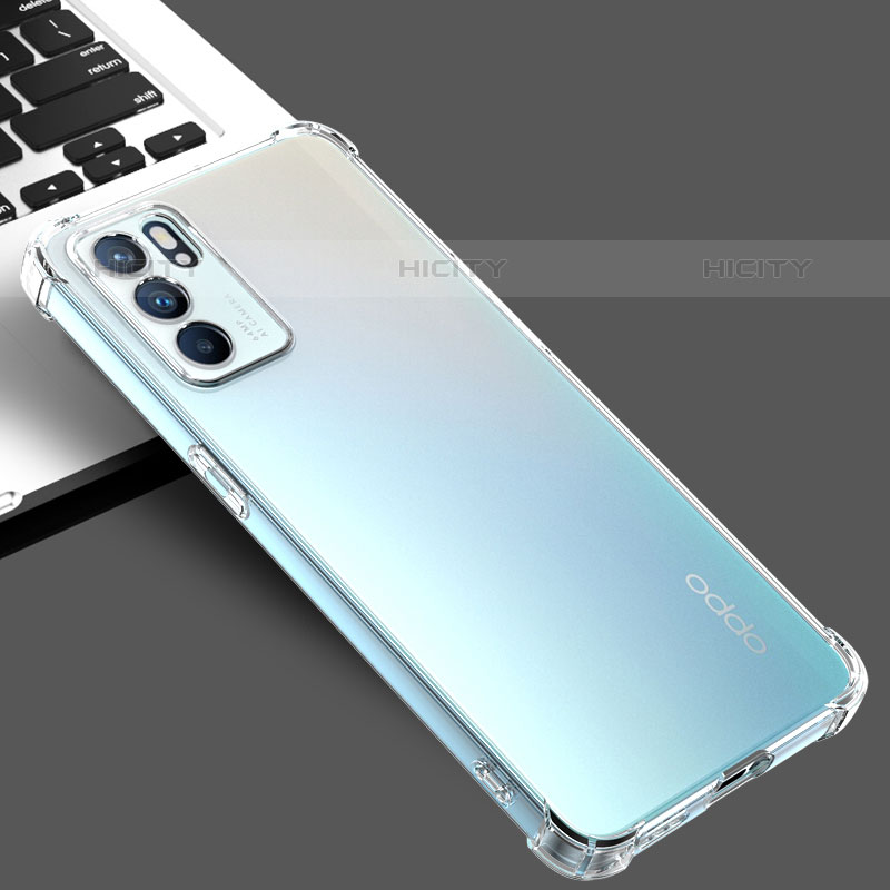 Coque Ultra Slim Silicone Souple Transparente pour Oppo Reno6 5G Clair Plus