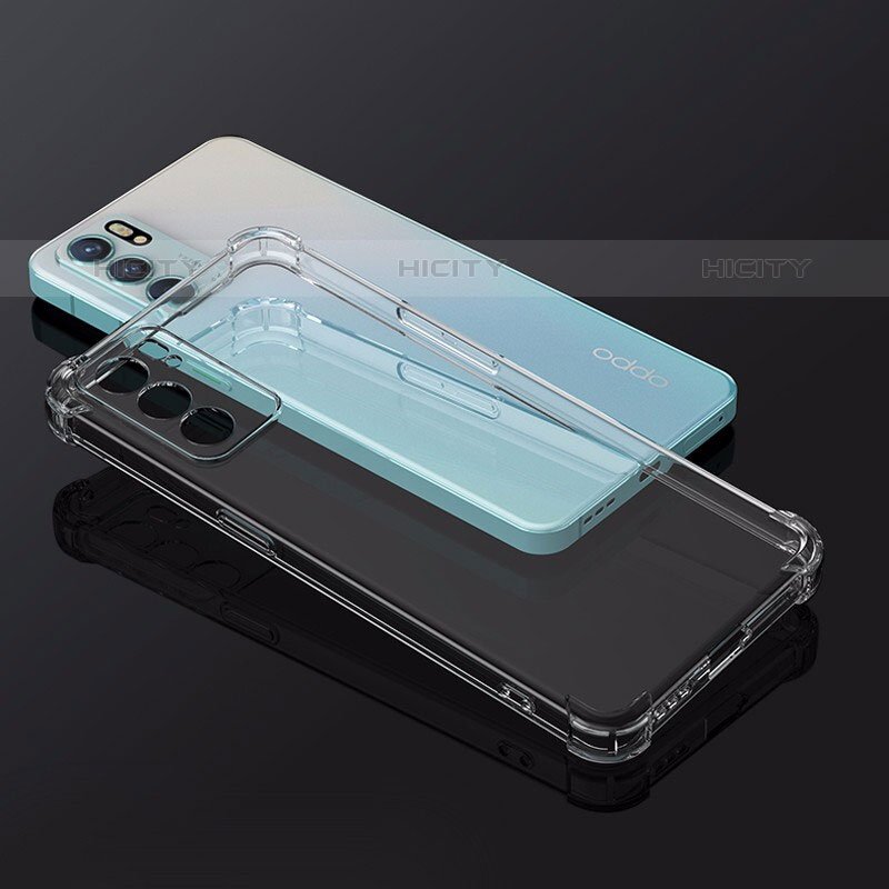 Coque Ultra Slim Silicone Souple Transparente pour Oppo Reno6 5G Clair Plus