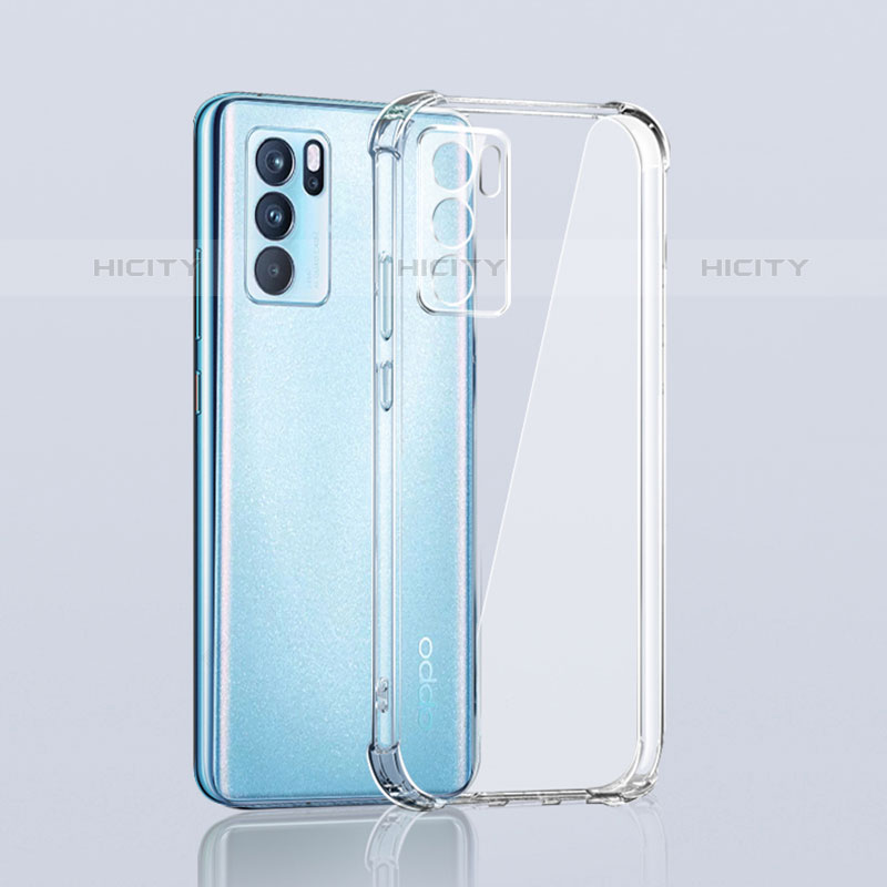 Coque Ultra Slim Silicone Souple Transparente pour Oppo Reno6 Pro 5G India Clair Plus