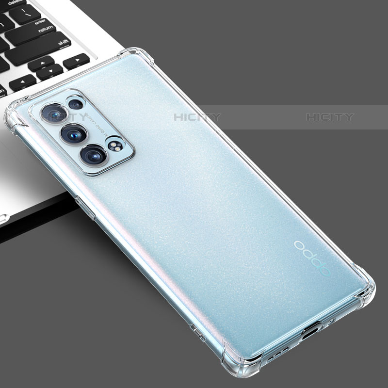 Coque Ultra Slim Silicone Souple Transparente pour Oppo Reno6 Pro+ Plus 5G Clair Plus