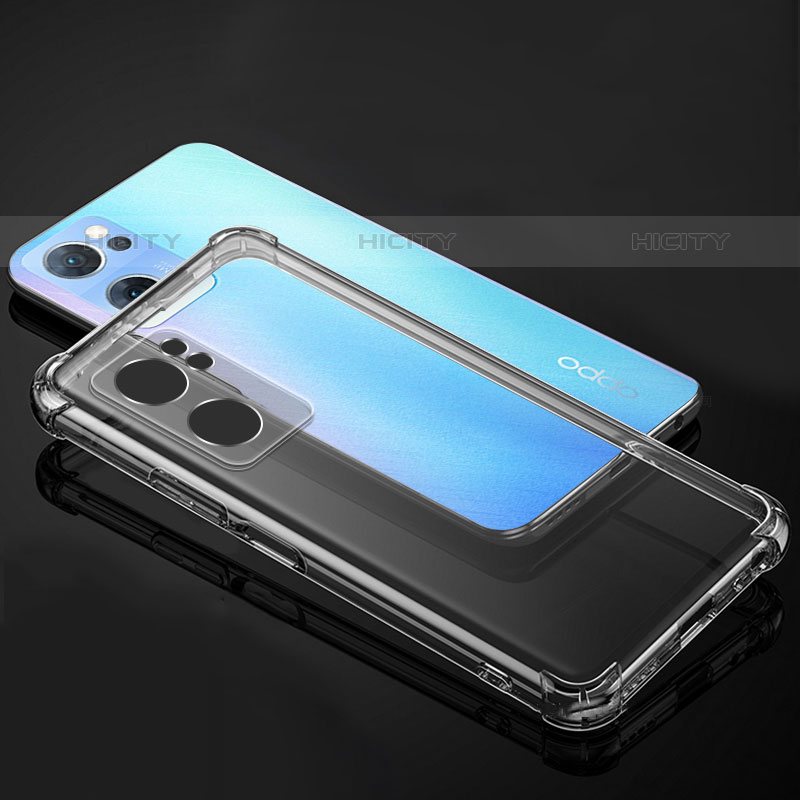 Coque Ultra Slim Silicone Souple Transparente pour Oppo Reno7 5G Clair Plus