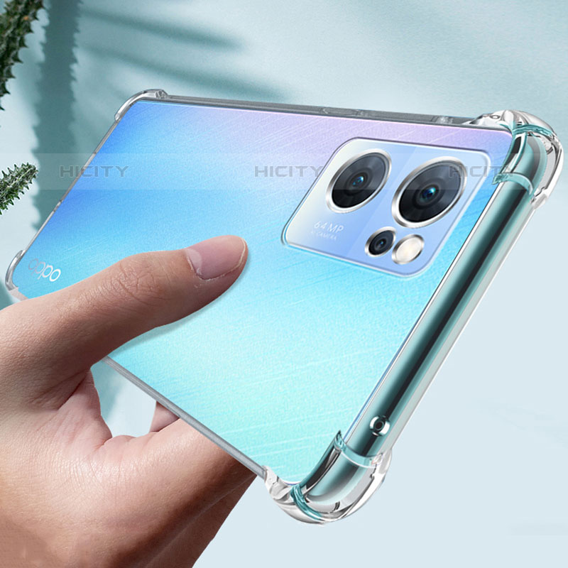 Coque Ultra Slim Silicone Souple Transparente pour Oppo Reno7 5G Clair Plus