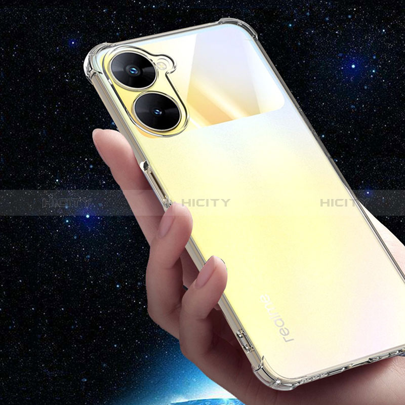 Coque Ultra Slim Silicone Souple Transparente pour Realme 10S 5G Clair Plus