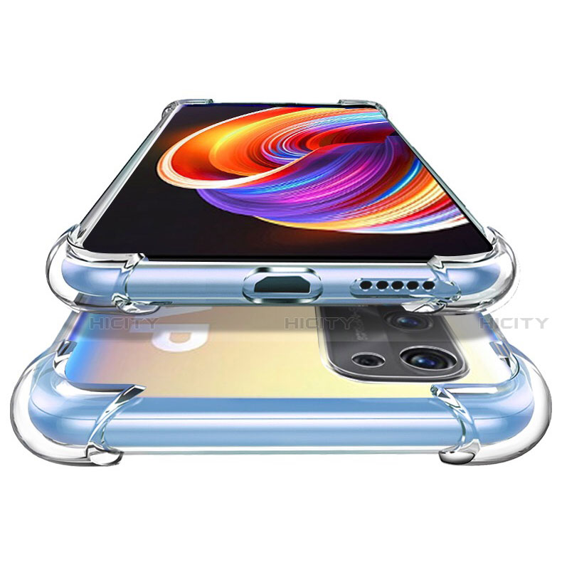 Coque Ultra Slim Silicone Souple Transparente pour Realme V15 5G Clair Plus