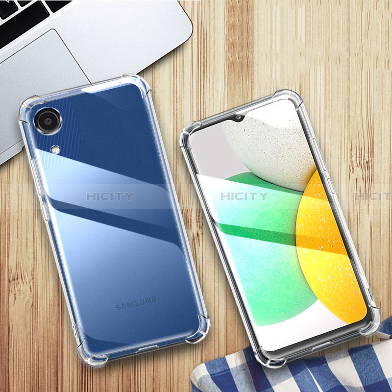 Coque Ultra Slim Silicone Souple Transparente pour Samsung Galaxy A03 Core Clair Plus