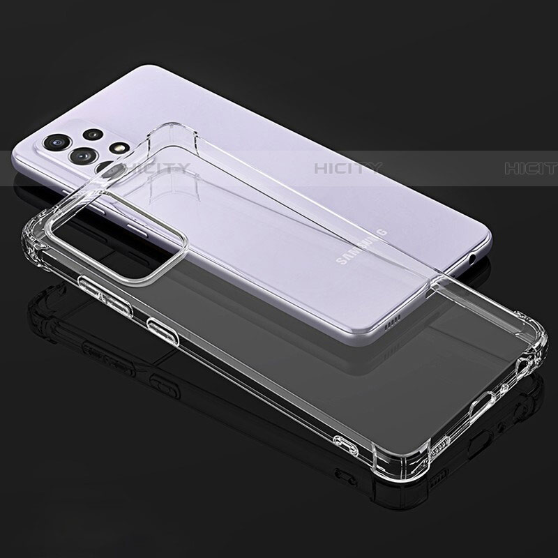 Coque Ultra Slim Silicone Souple Transparente pour Samsung Galaxy A52 4G Clair Plus