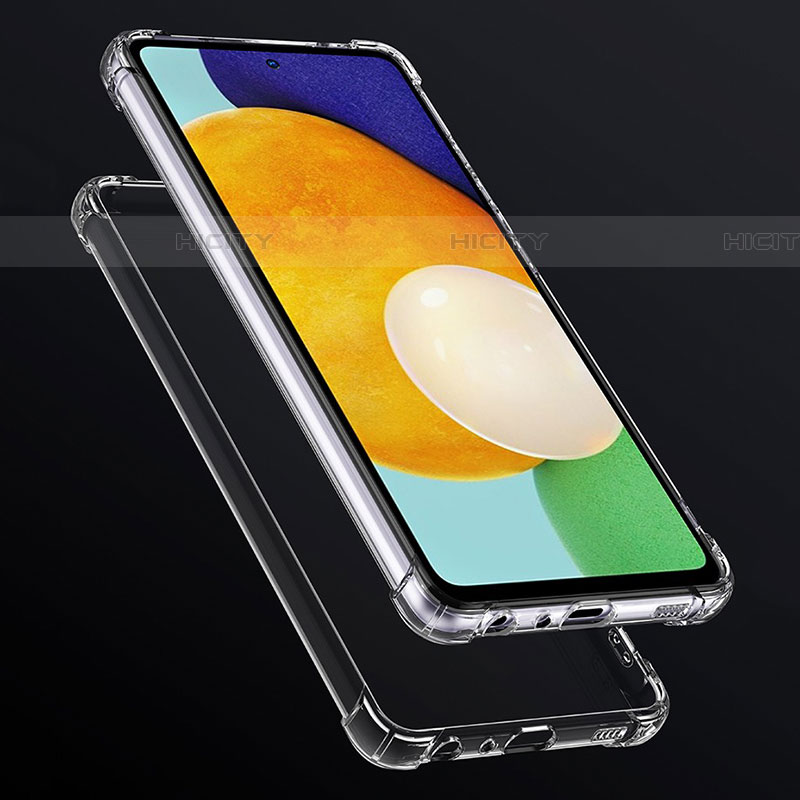 Coque Ultra Slim Silicone Souple Transparente pour Samsung Galaxy A52 5G Clair Plus