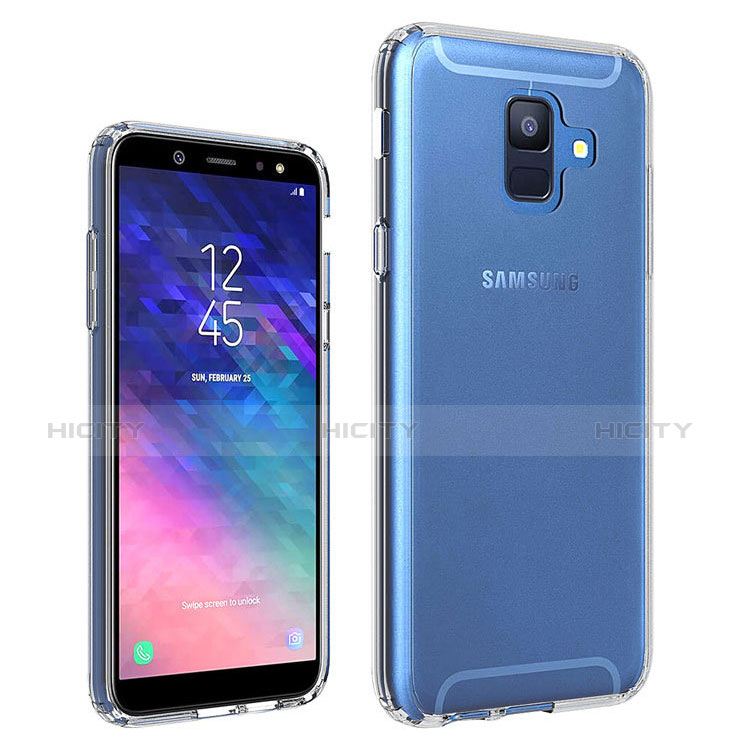 Coque Ultra Slim Silicone Souple Transparente pour Samsung Galaxy A6 (2018) Clair Plus