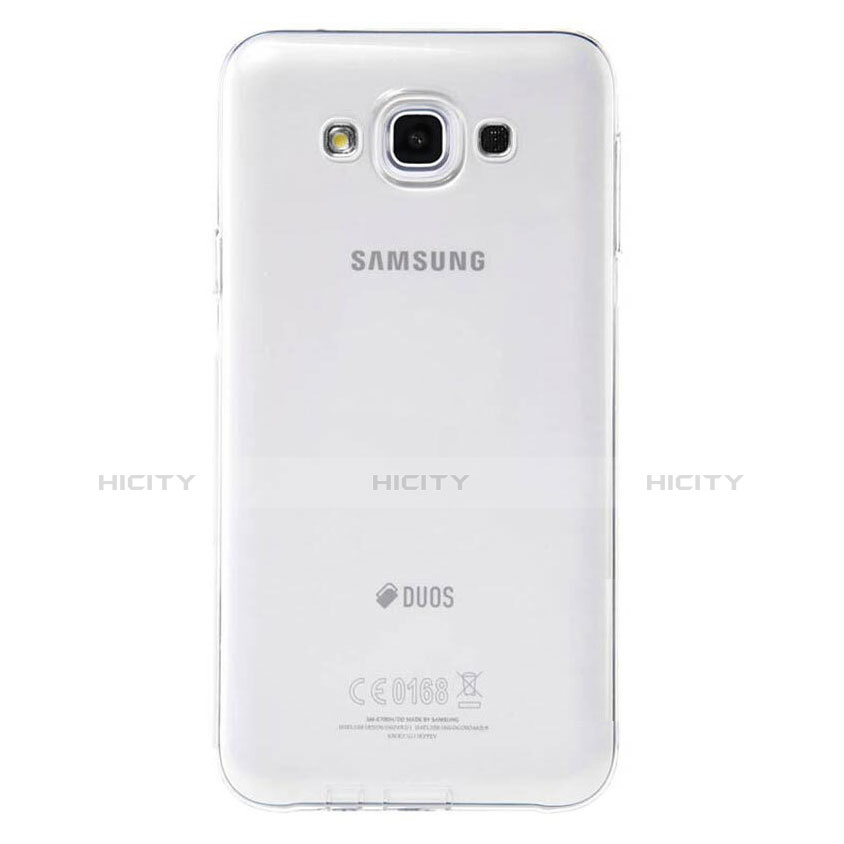 Coque Ultra Slim Silicone Souple Transparente pour Samsung Galaxy E7 SM-E700 E7000 Clair Plus