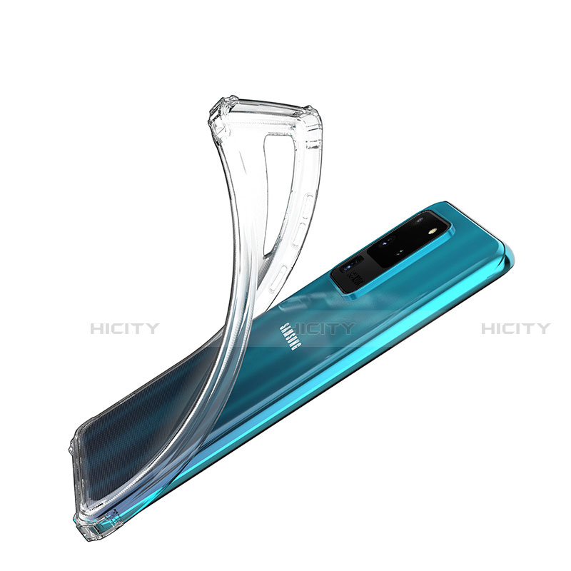 Coque Ultra Slim Silicone Souple Transparente pour Samsung Galaxy S20 Ultra Clair Plus