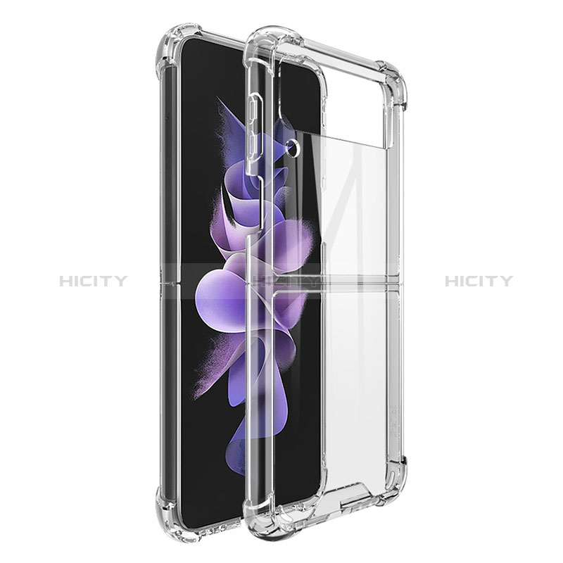 Coque Ultra Slim Silicone Souple Transparente pour Samsung Galaxy Z Flip3 5G Clair Plus