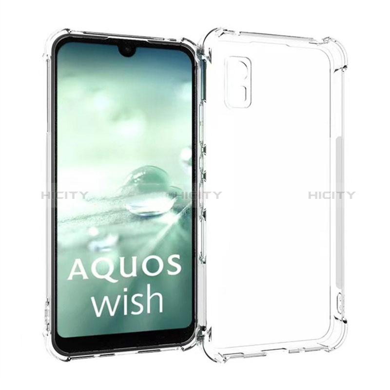 Coque Ultra Slim Silicone Souple Transparente pour Sharp Aquos wish Clair Plus