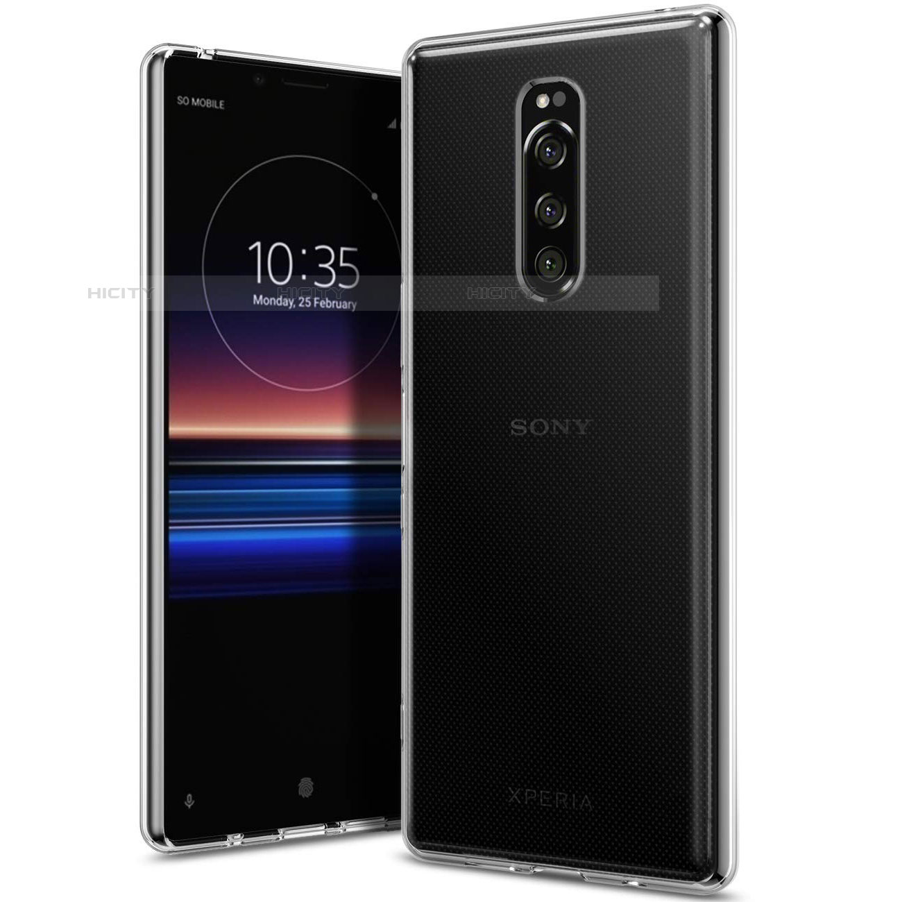 Coque Ultra Slim Silicone Souple Transparente pour Sony Xperia 1 Clair Plus