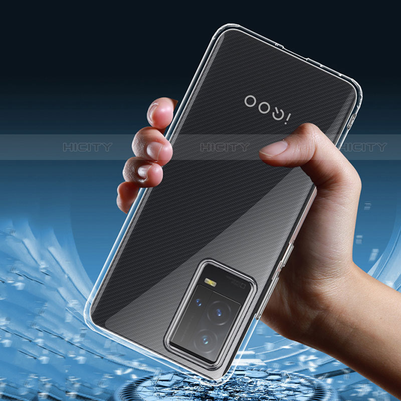 Coque Ultra Slim Silicone Souple Transparente pour Vivo iQOO 8 5G Clair Plus